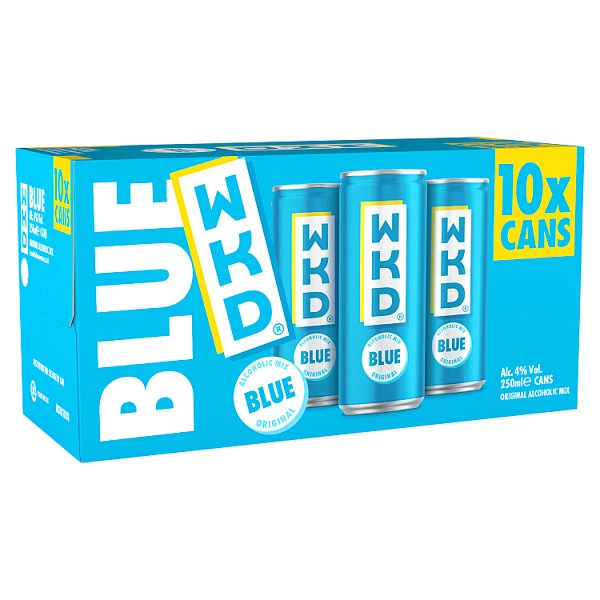 WKD Blue 10x250ml
