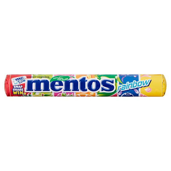 Mentos Rainbow Chewy Dragees 37.5g