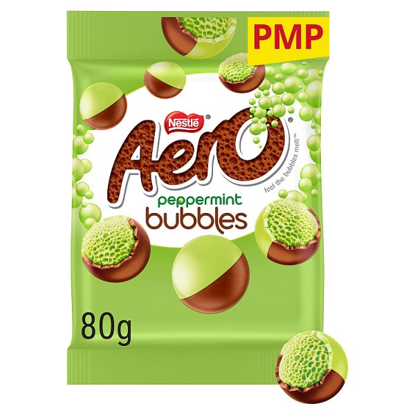 Aero Bubbles Peppermint Chocolate Sharing Bag 80g