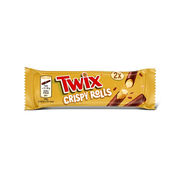 Twix Caramel Crispy Rolls Std 22.5g