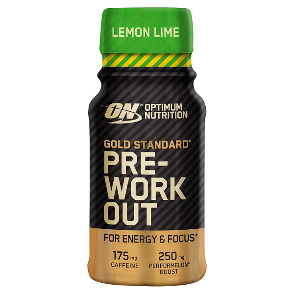Optimum Nutrition Pre Workout Shot Lemon Lime 60ml
