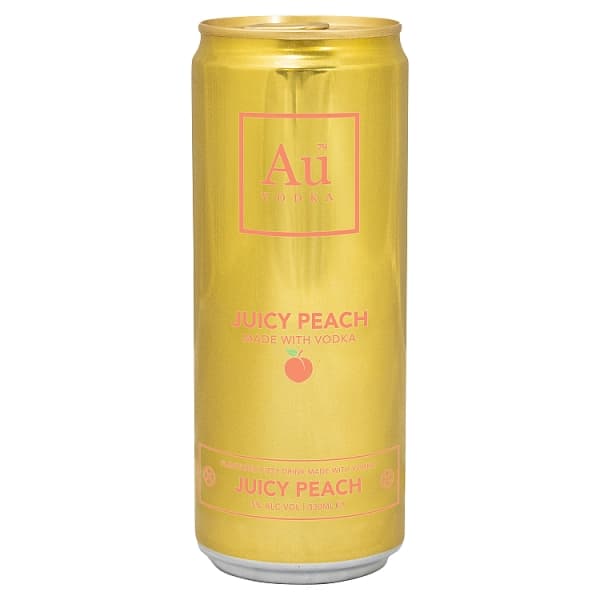 Au Vodka Juicy Peach 330ml