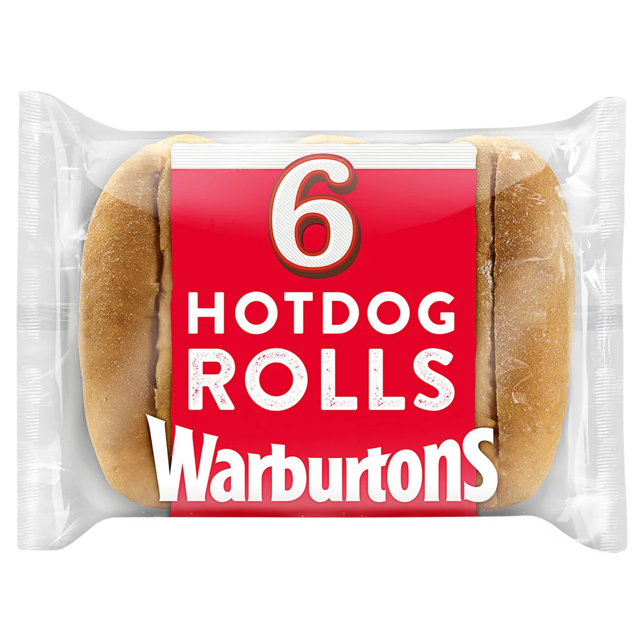 Warburtons 6 Hot Dog Rolls