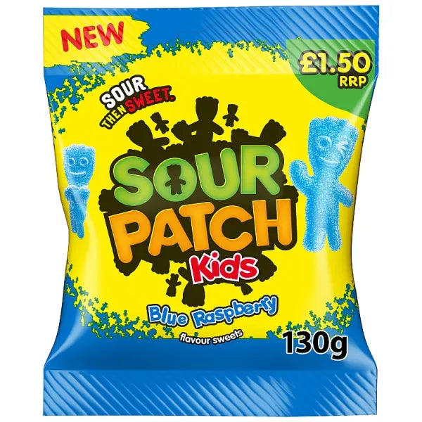 Sour Patch Kids Blue Raspberry Sweet Bag 130g