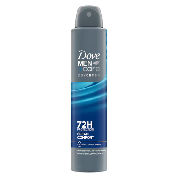Dove Men+Care Advanced Clean Comfort Antiperspirant Deodorant Spray 200ml
