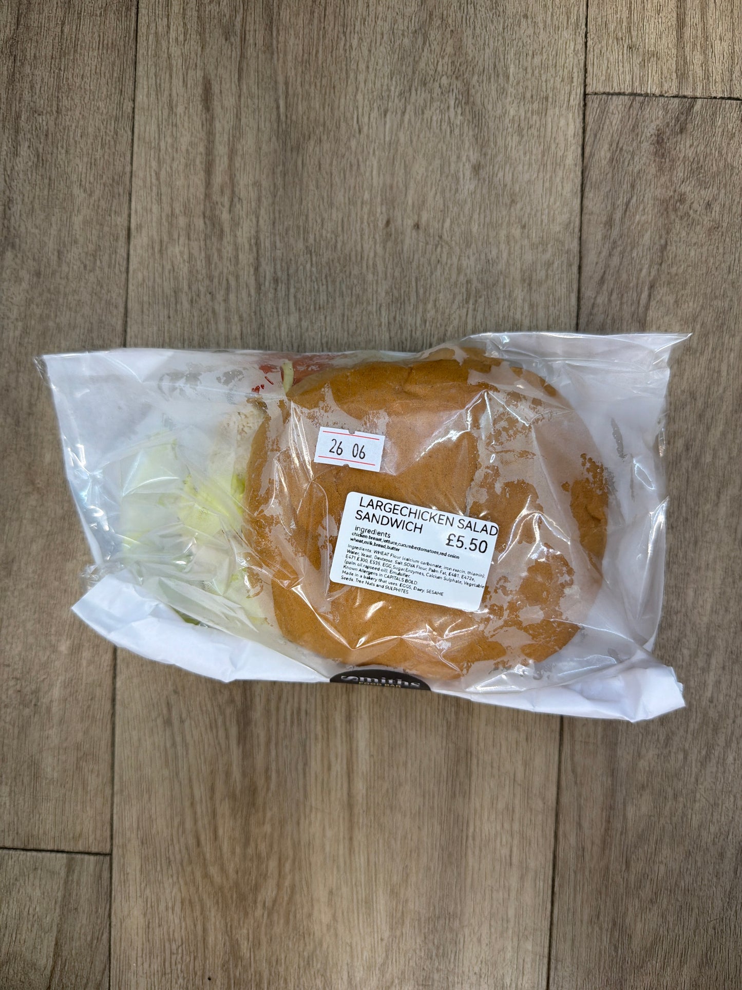 Smiths Food Bar Large Chicken Salad Sandwich