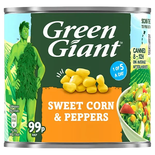 Green Giant Sweetcorn And Peppers 340g