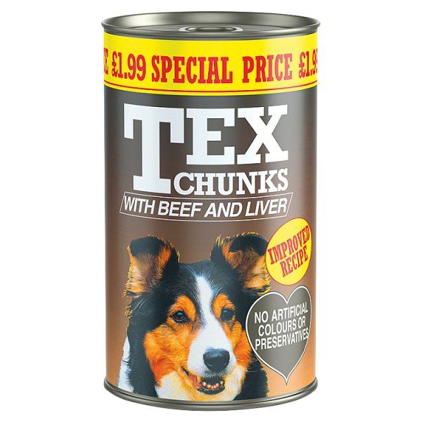 Tex Chunks with Beef and Liver 1.2kg