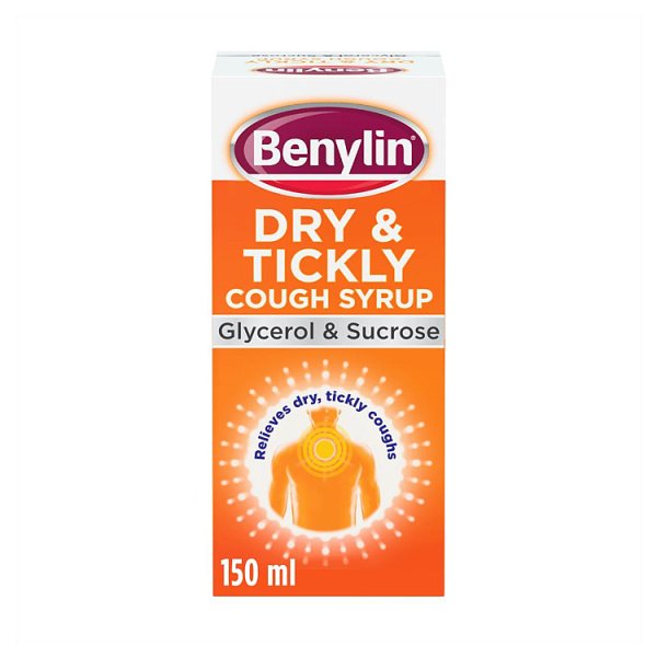 Benylin Dry and Tickly Cough Syrup for Adults and Children 150ml