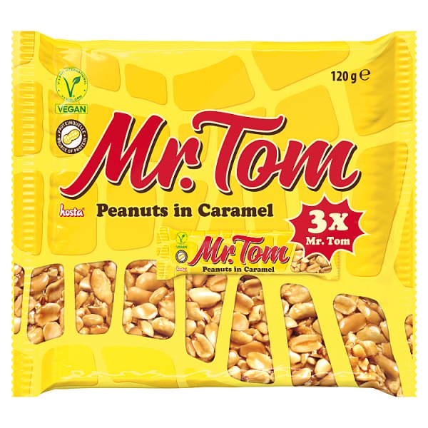 Mr. Tom Peanuts in Caramel 3x40g (120g)
