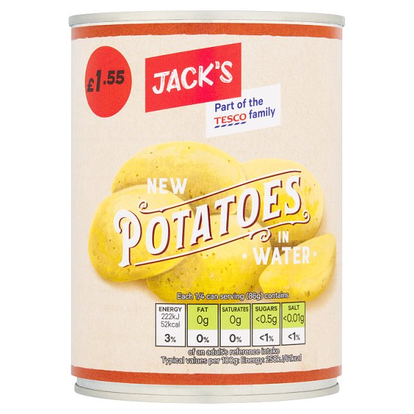 Jack's New Potatoes in Water 560g