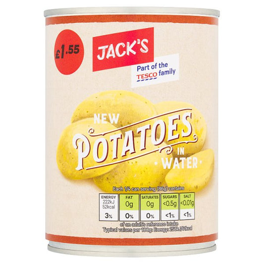 Jack's New Potatoes in Water 560g