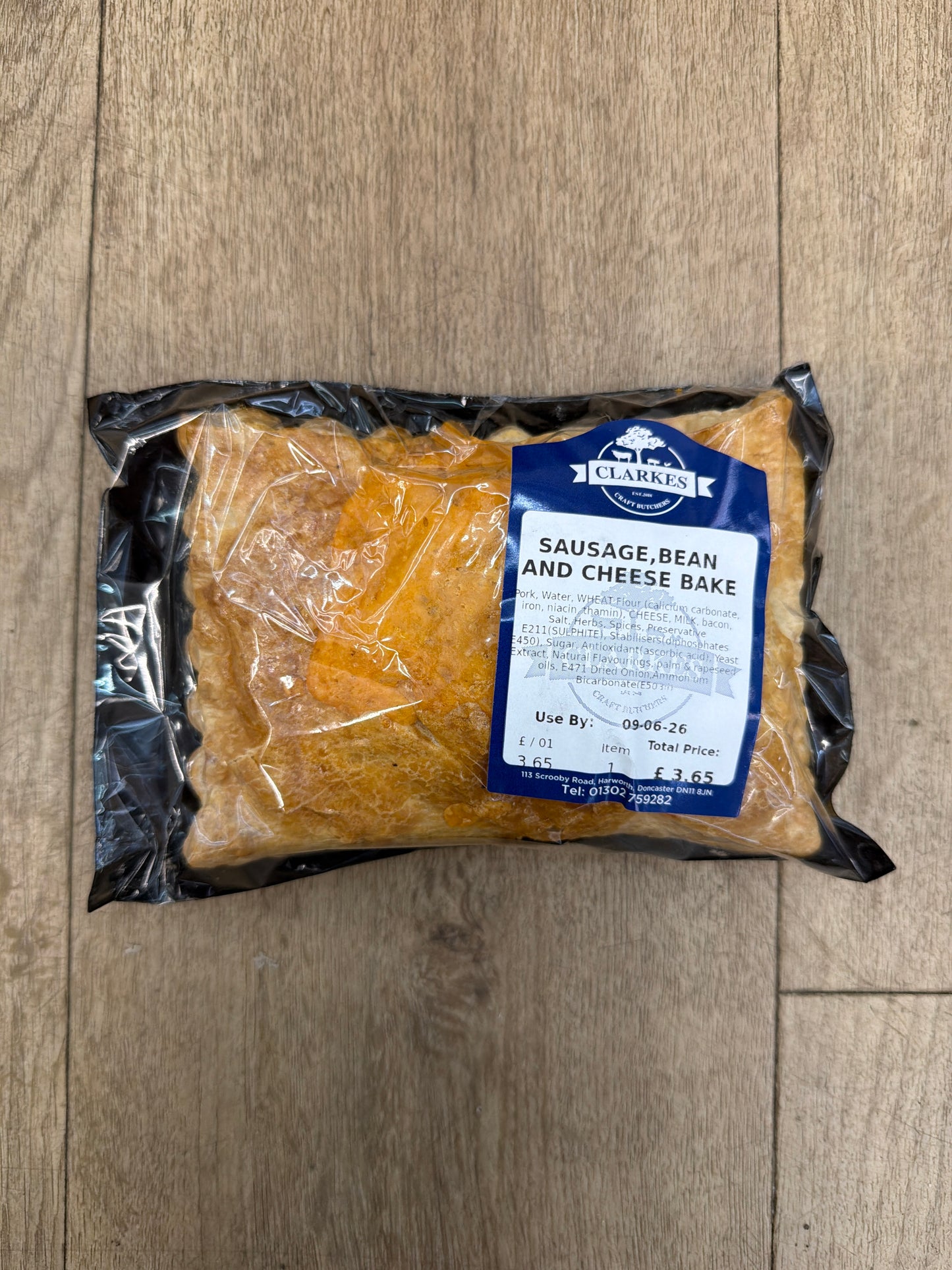 Clarkes Butchers Sausage, Bean & Cheese Bake