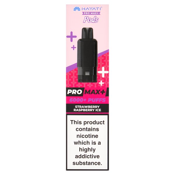 Hayati Pro Max+ Pod Strawberry Raspberry 6k (Refill)