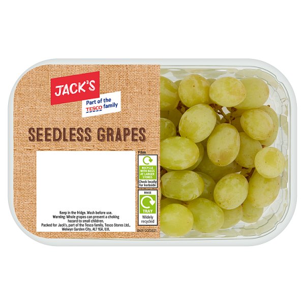 Jack's Seedless Grapes 500g