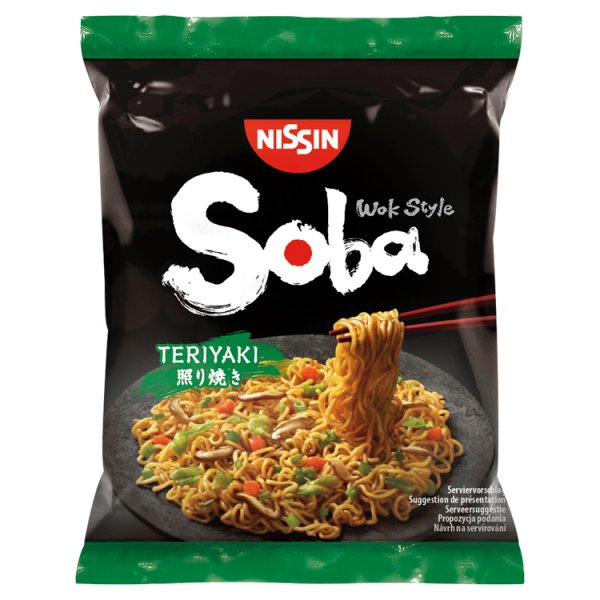 Nissin Soba Teriyaki Instant Wok Style Noodles 110g