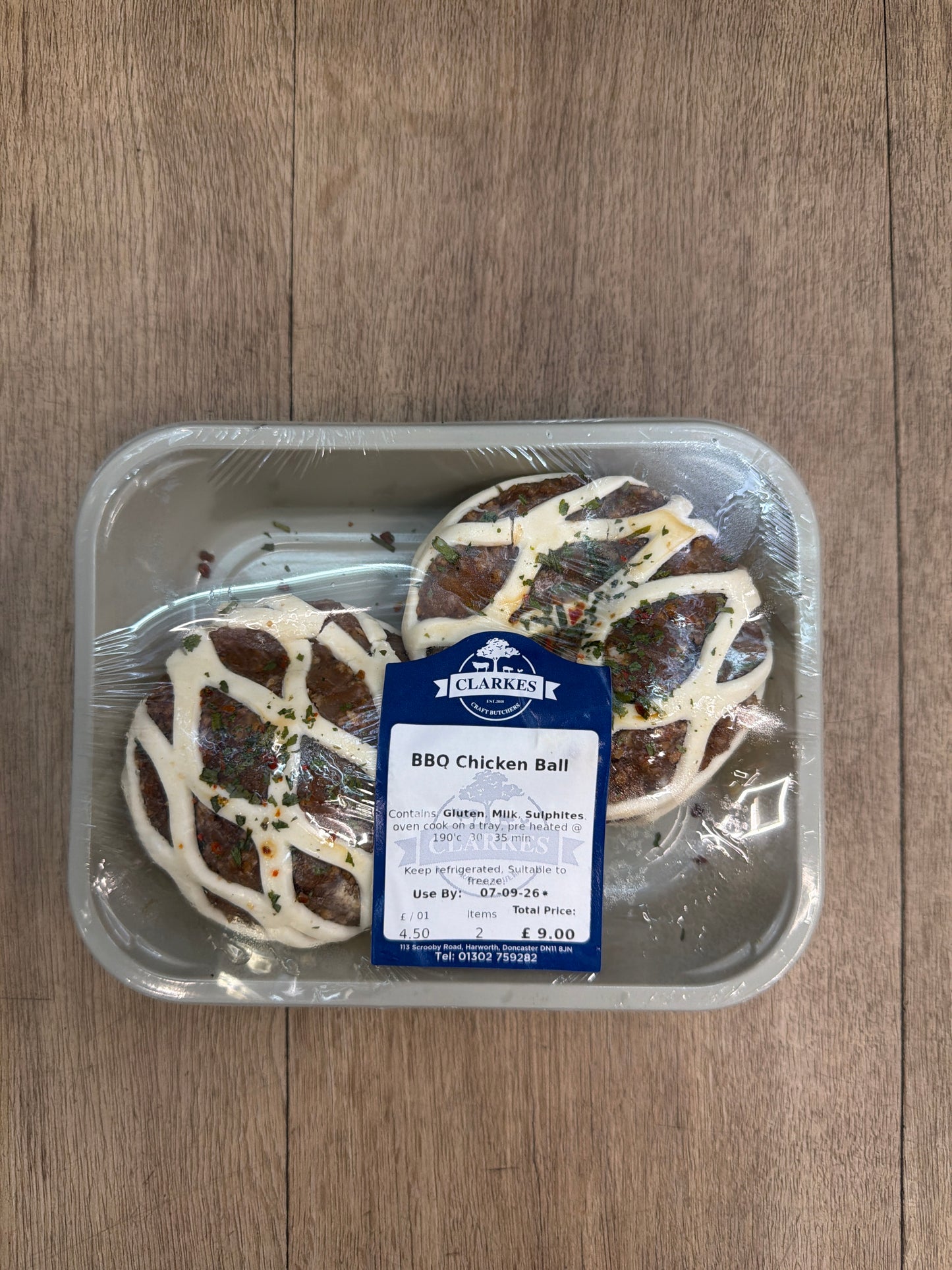 Clarkes Butchers BBQ Chicken Balls