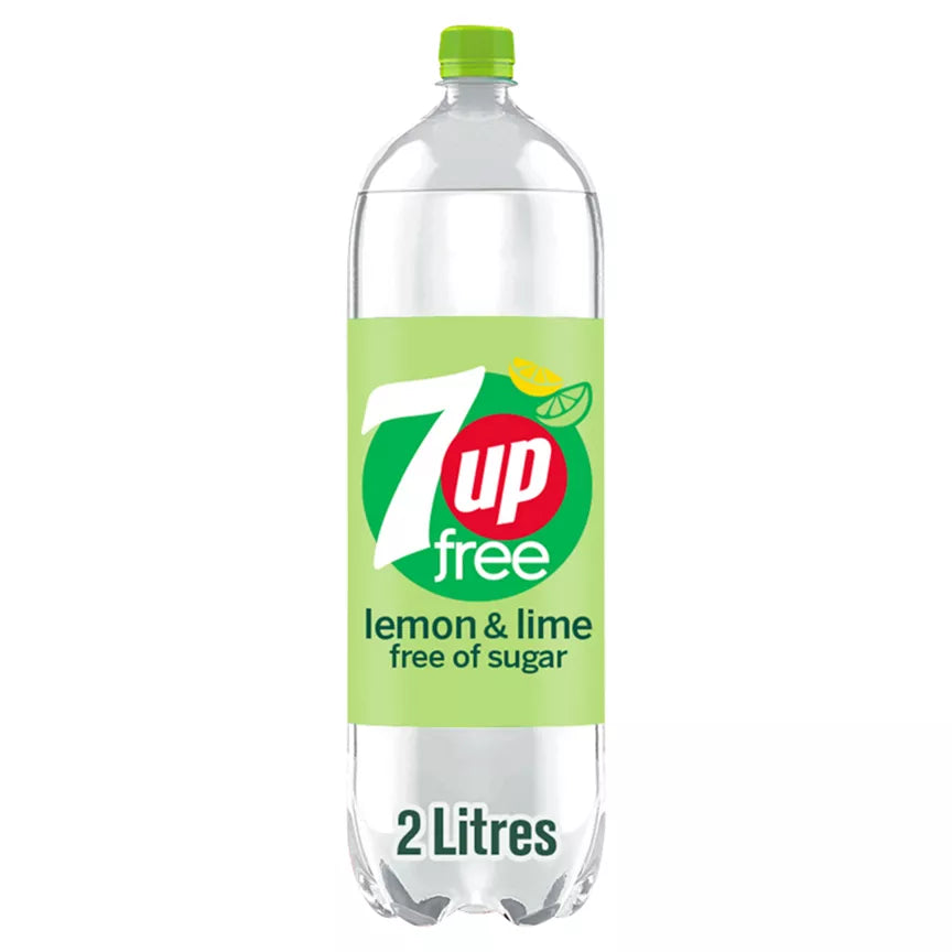 7UP Zero Sugar Free Lemon & Lime 2L