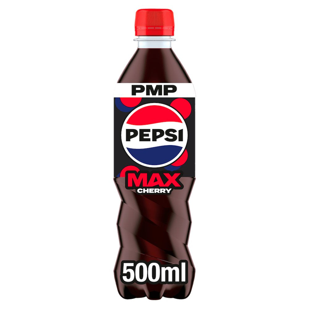 Pepsi Max Cherry No Sugar Cola 500ml