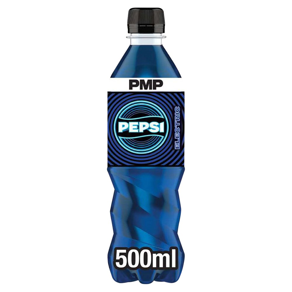 Pepsi Electric Blue Bottle 500ml