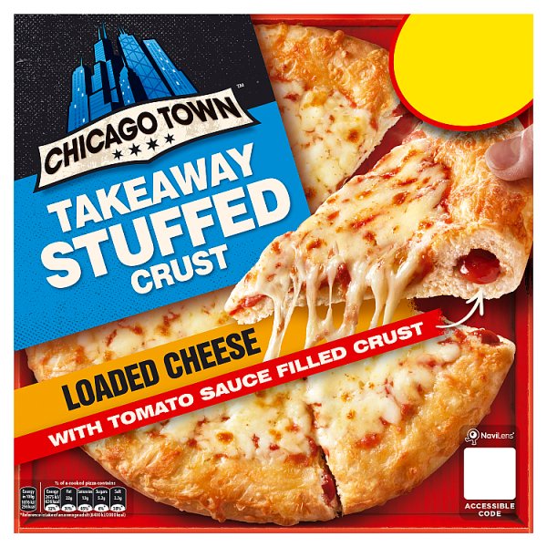 Chicago Town Takeaway Stuffed Crust Cheese Medium Pizza 480g