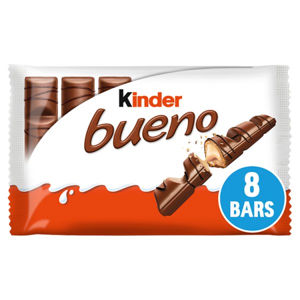 Kinder Bueno Milk and Hazelnuts Bars 4x43g (172g)