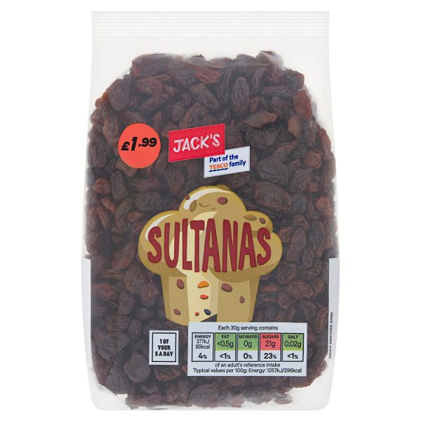 Jack's Sultanas 375g