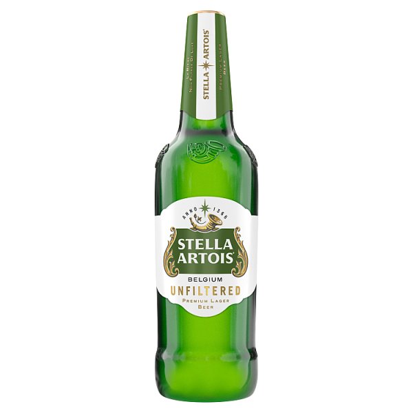 Stella Artois Belgium Unfiltered Premium Lager 620ml