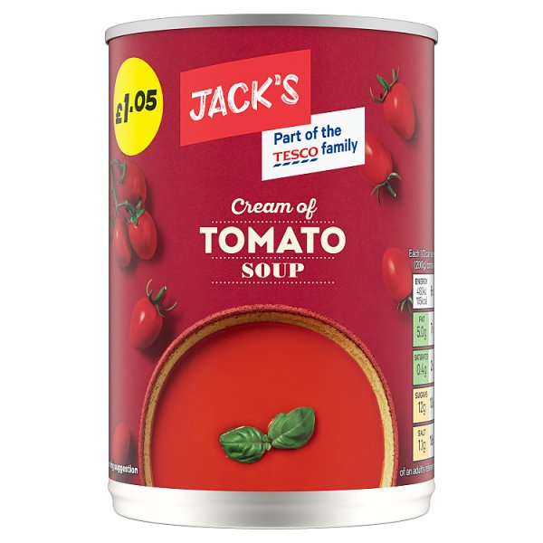 Jack's Cream of Tomato Soup 400g