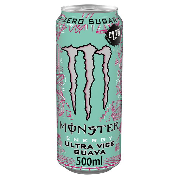 Monster Energy Drink Ultra Vice Guava Zero Sugar 500ml
