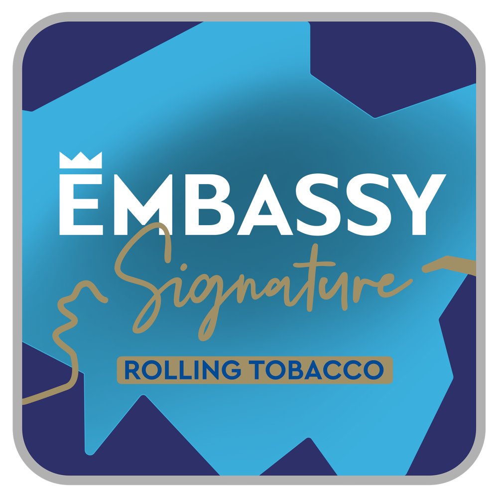 embassy signature rolling tobacco 50g Embassy Hand Tobacco 5 x 30g Pouches Embassy Signature Rolling Tobacco (30g)