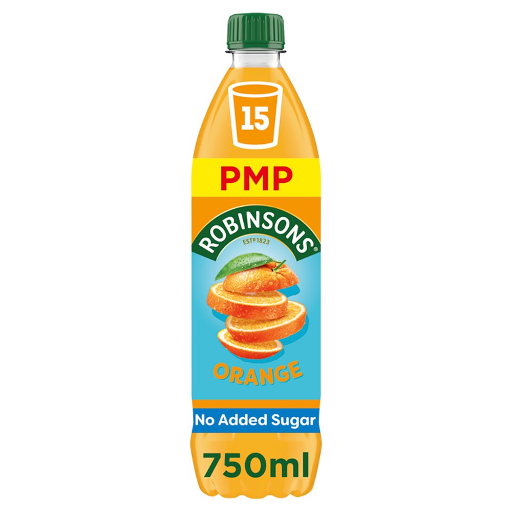 Robinsons Orange No Added Sugar Squash 750ml