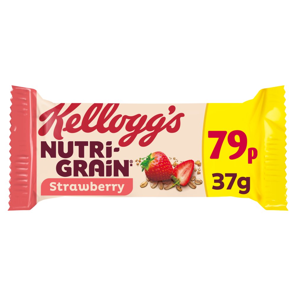 Kellogg's Nutri-grain Strawberry Snack Bar 37g