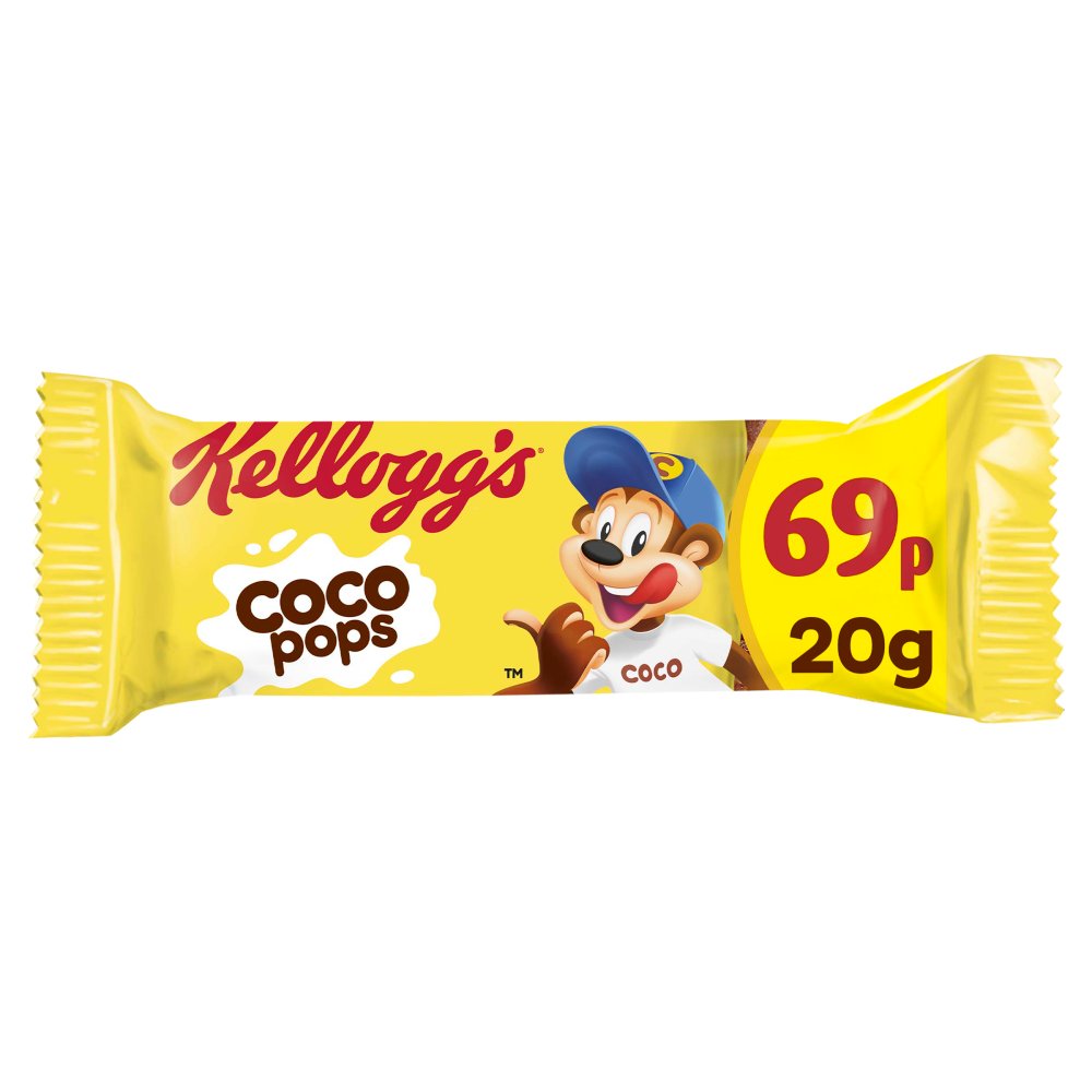 Kellogg's Coco Pops Cereal Snack Bar 20g