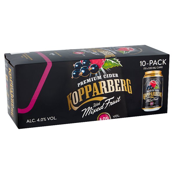 Kopparberg Cider with Mixed Fruit 10x330ml