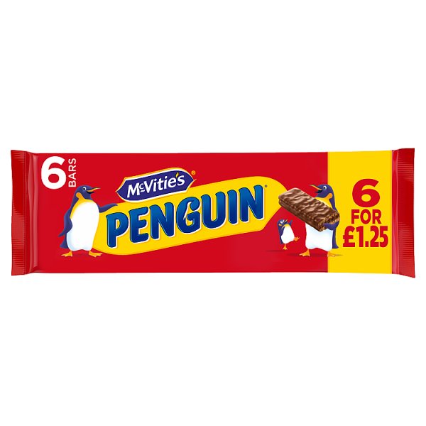 McVitie's Penguin Original 6 x 24.6 g