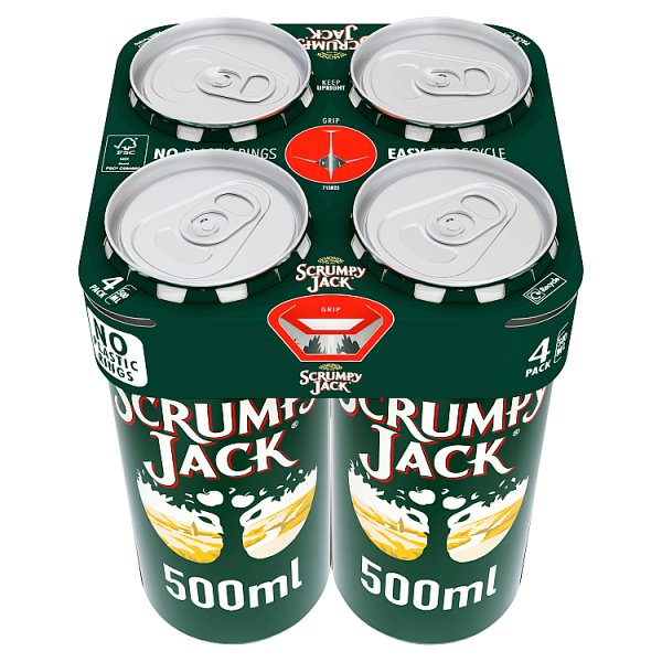 Scrumpy Jack Premium British Cider Can 4x500ml