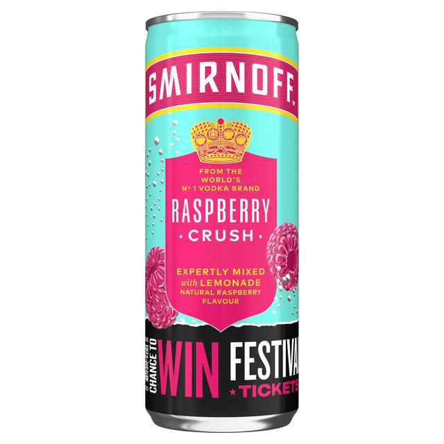 Smirnoff Raspberry Crush & Lemonade 250ml