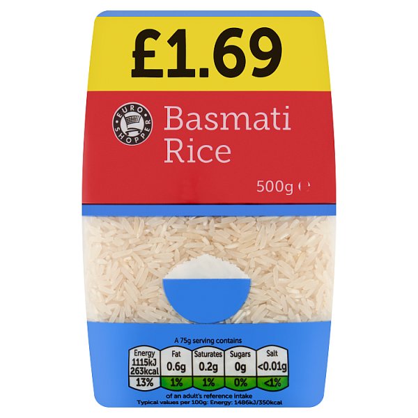 Euro Shopper Basmati Rice 500g