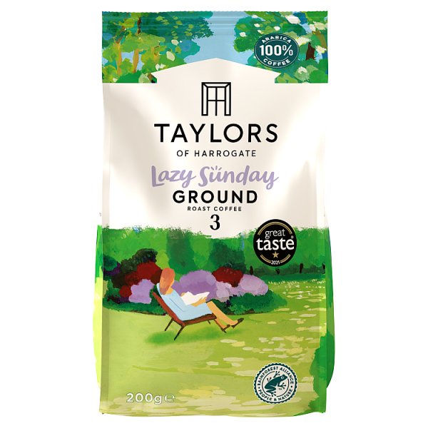 Taylors of Harrogate Lazy Sunday Ground Roast Coffee 200g