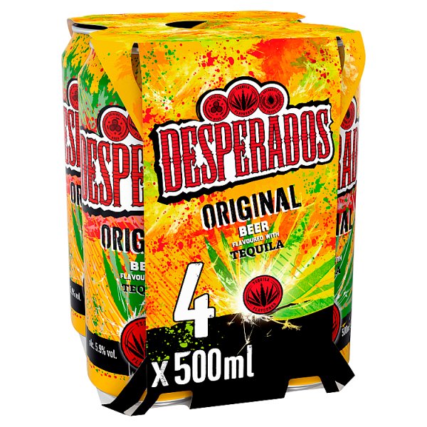 Desperados Tequila Beer 4x500ml