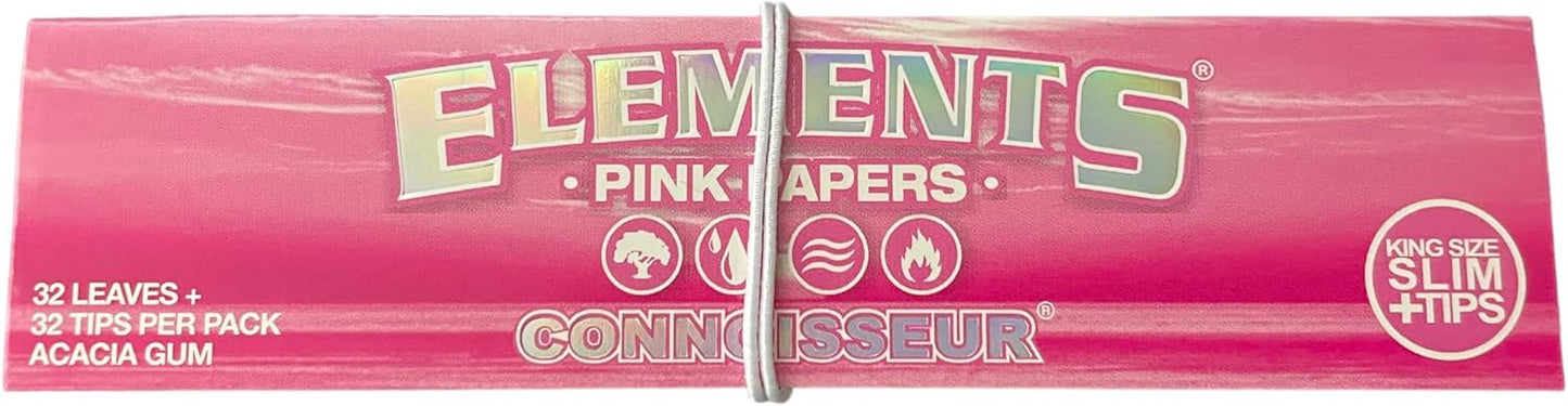 Elements Pink Connoisseur Rolling Papers