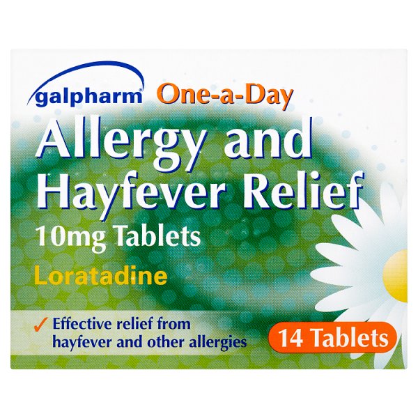 Galpharm Allergy and Hayfever Relief Loratadine 10mg Tablets 14 Tablets