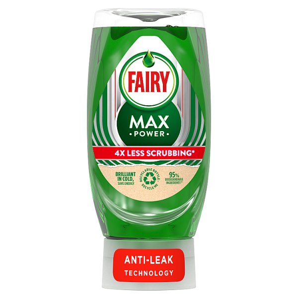 Fairy Max Power Washing Up Liquid Original 370ML