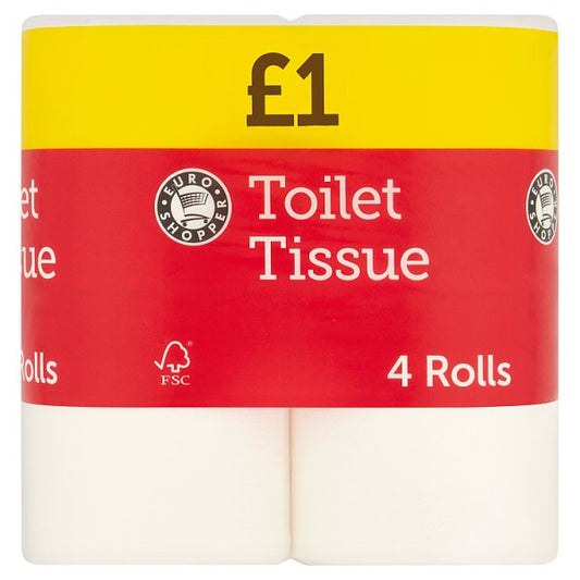Euro Shopper Toilet Tissue 4 Rolls