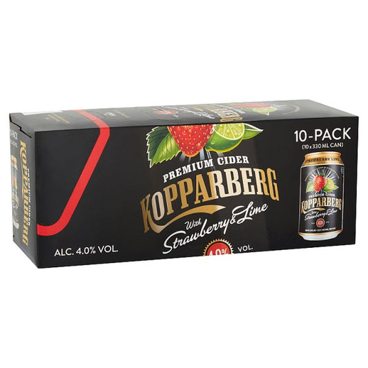 Kopparberg Cider with Strawberry & Lime 10x330ml