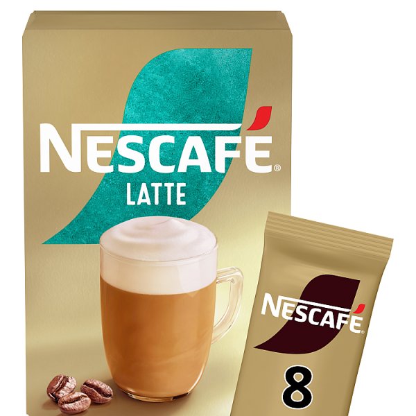 Nescafe Latte Instant Coffee 8x18g Sachets