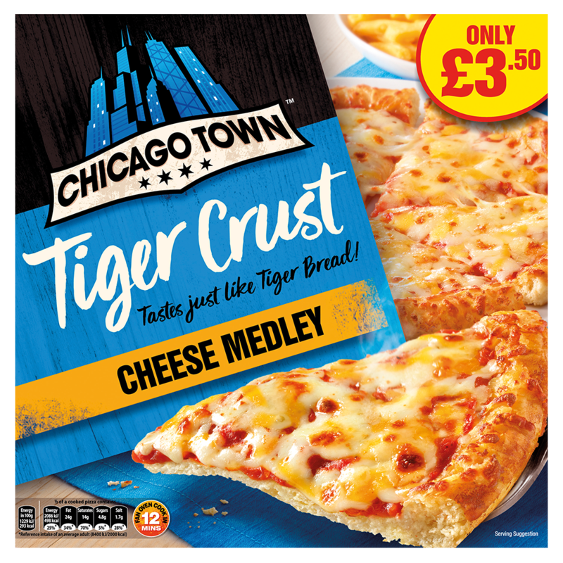 Chicago Town Tiger Crust Cheese Medley Pizza 305g