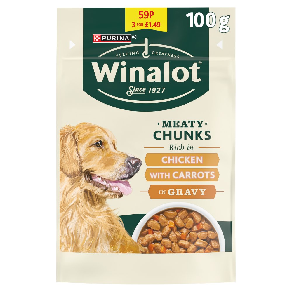 WINALOT Meaty Chunks in Jelly Chicken 100g