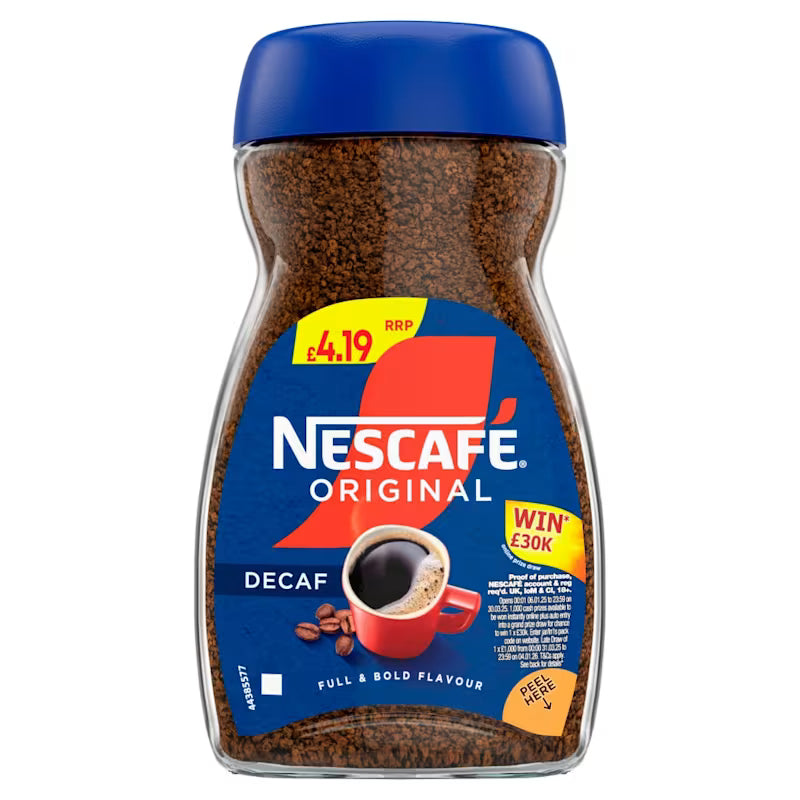 Nescafe Original Decaf Instant Coffee 95g
